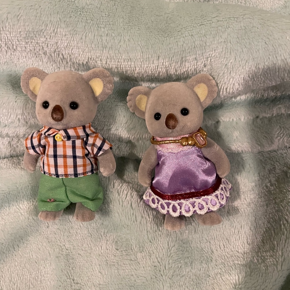 Calico critters cloverleaf corners outback koala mon and dad